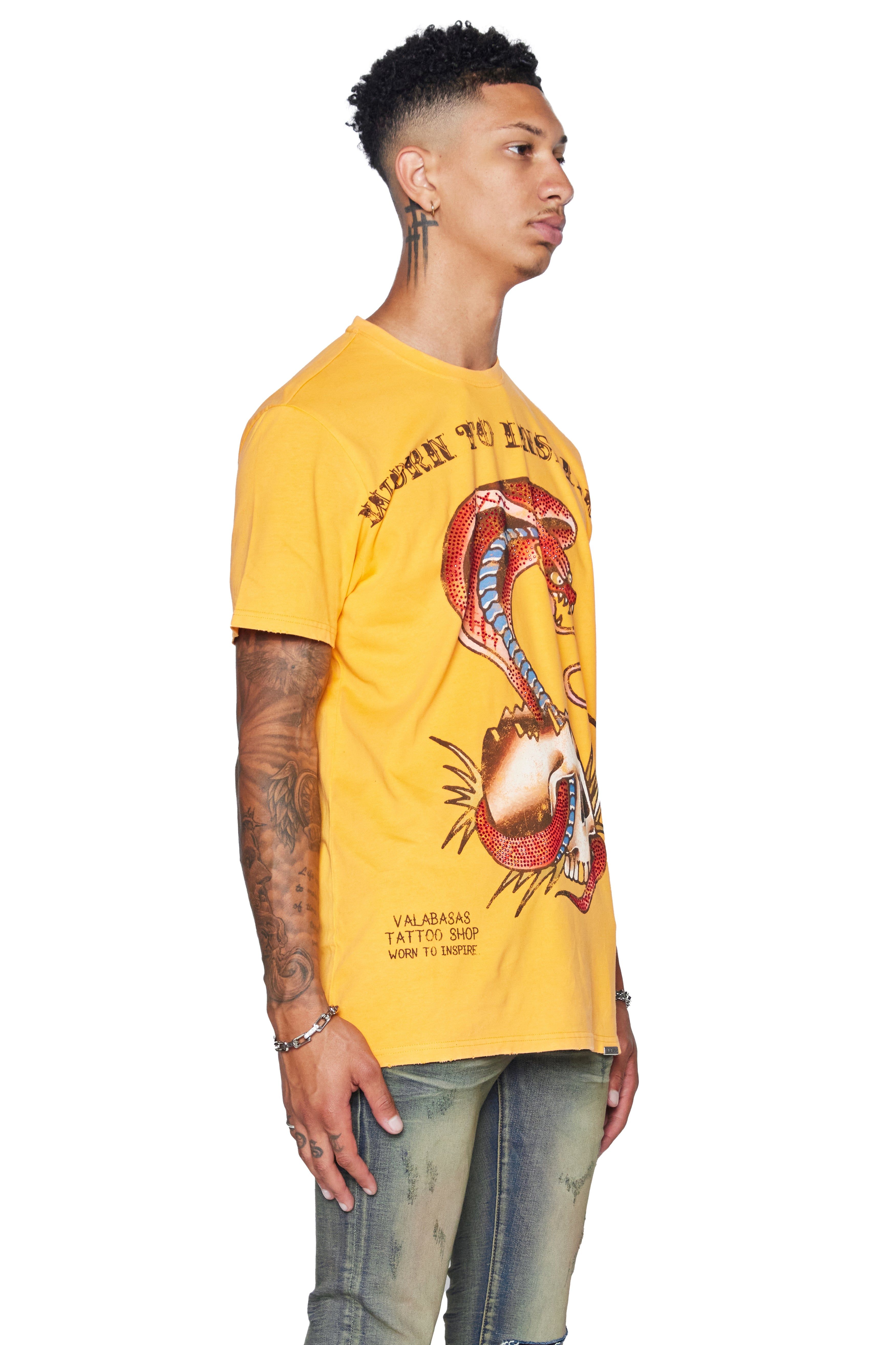 VALABASAS TEE “SNAKE TAT” ORANGE sold by valabasas product image thumbnail 5