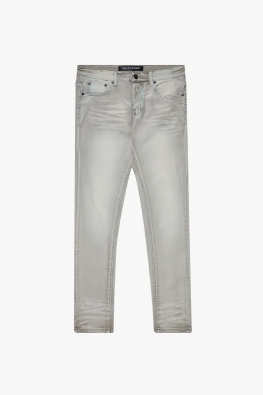 "MOON" LT GREY SKINNY sold by valabasas