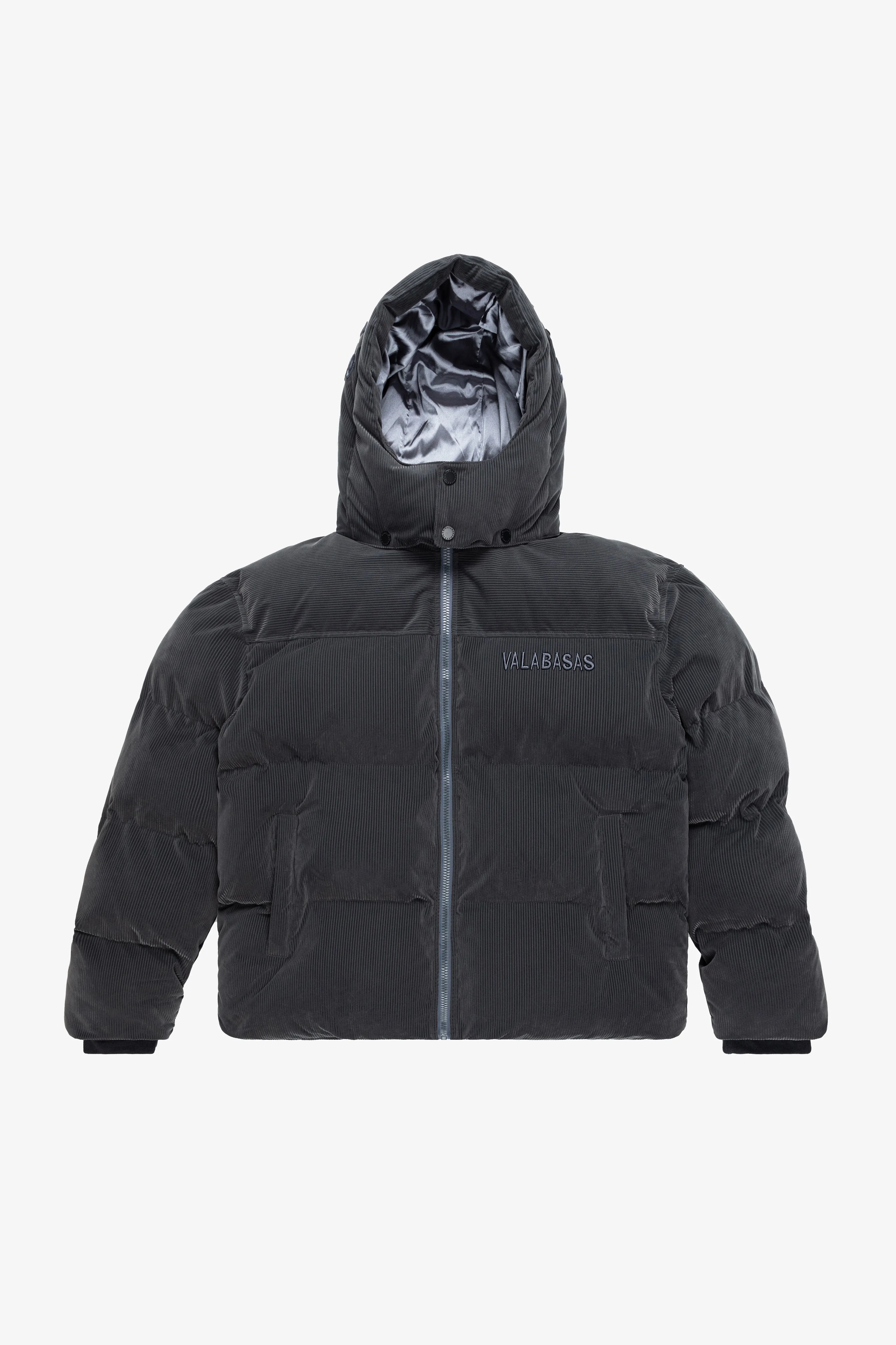 "GOYO" GRAY PUFFER JACKET sold by valabasas