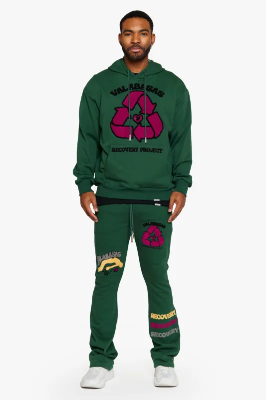 "RECOVERY PROJECT" FLEECE SET GREEN sold by valabasas