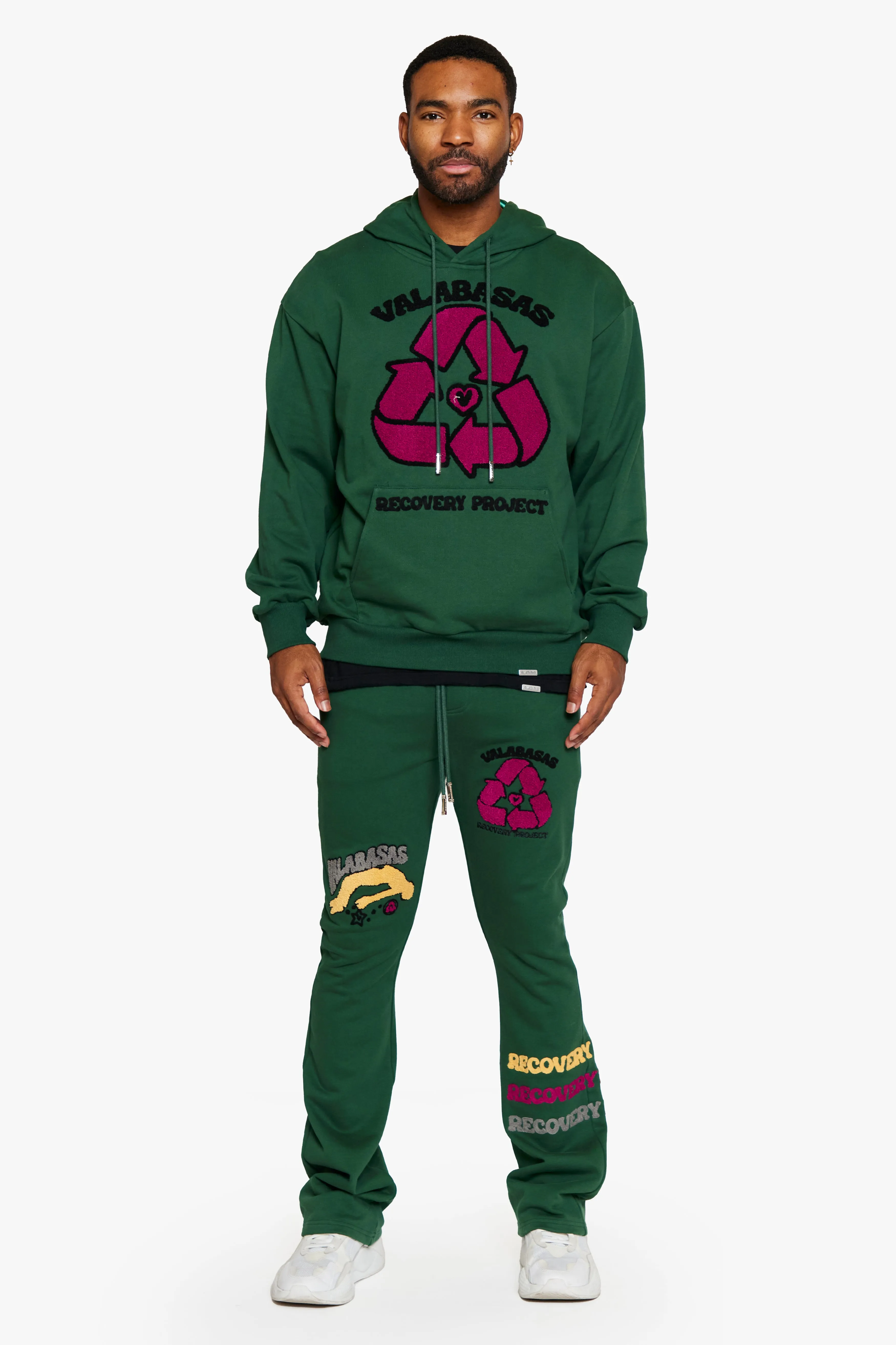 "RECOVERY PROJECT" FLEECE SET GREEN sold by valabasas