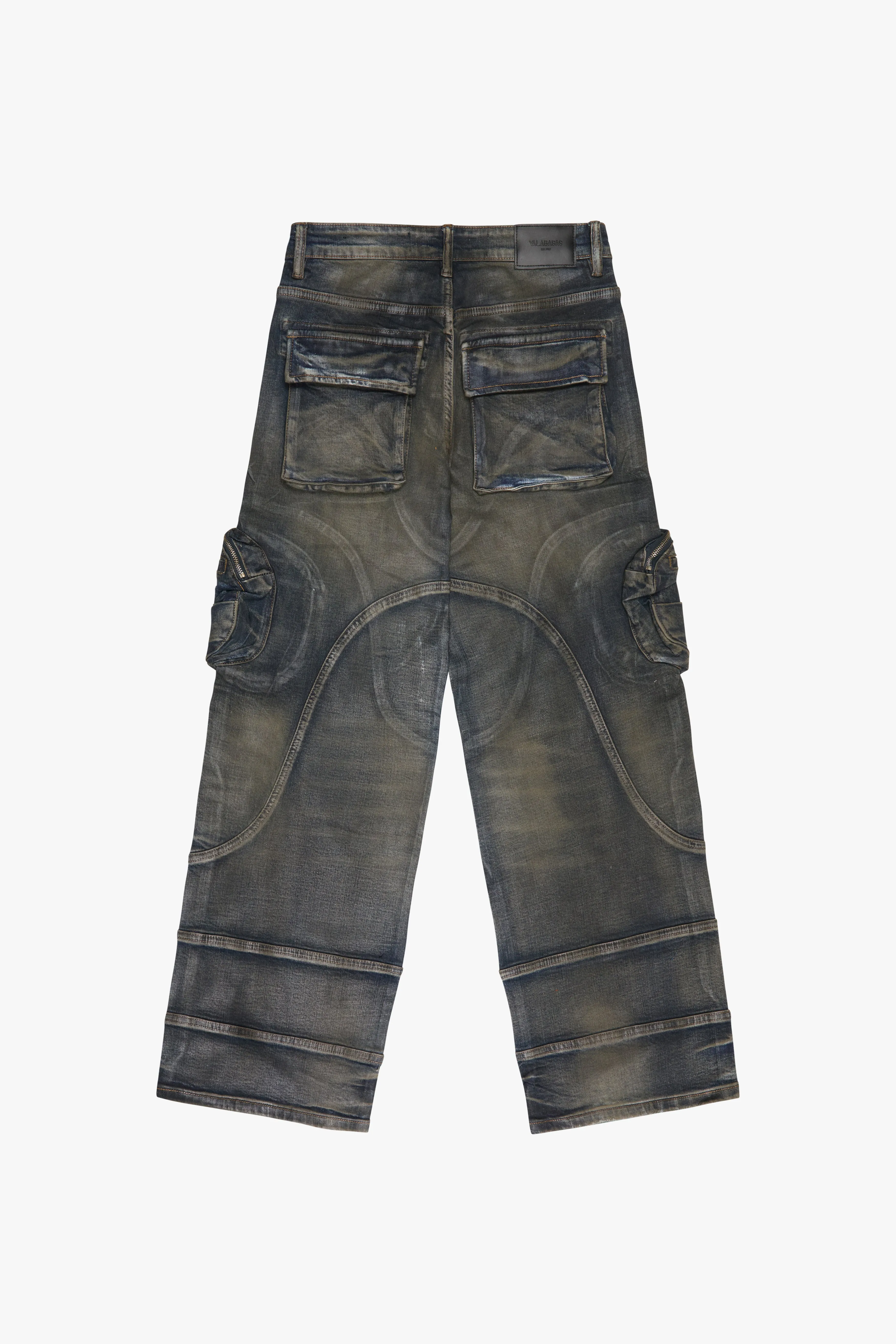 "KNEEBOARD" BAGGY JEAN DARK VINTAGE BLUE sold by valabasas product image thumbnail 4