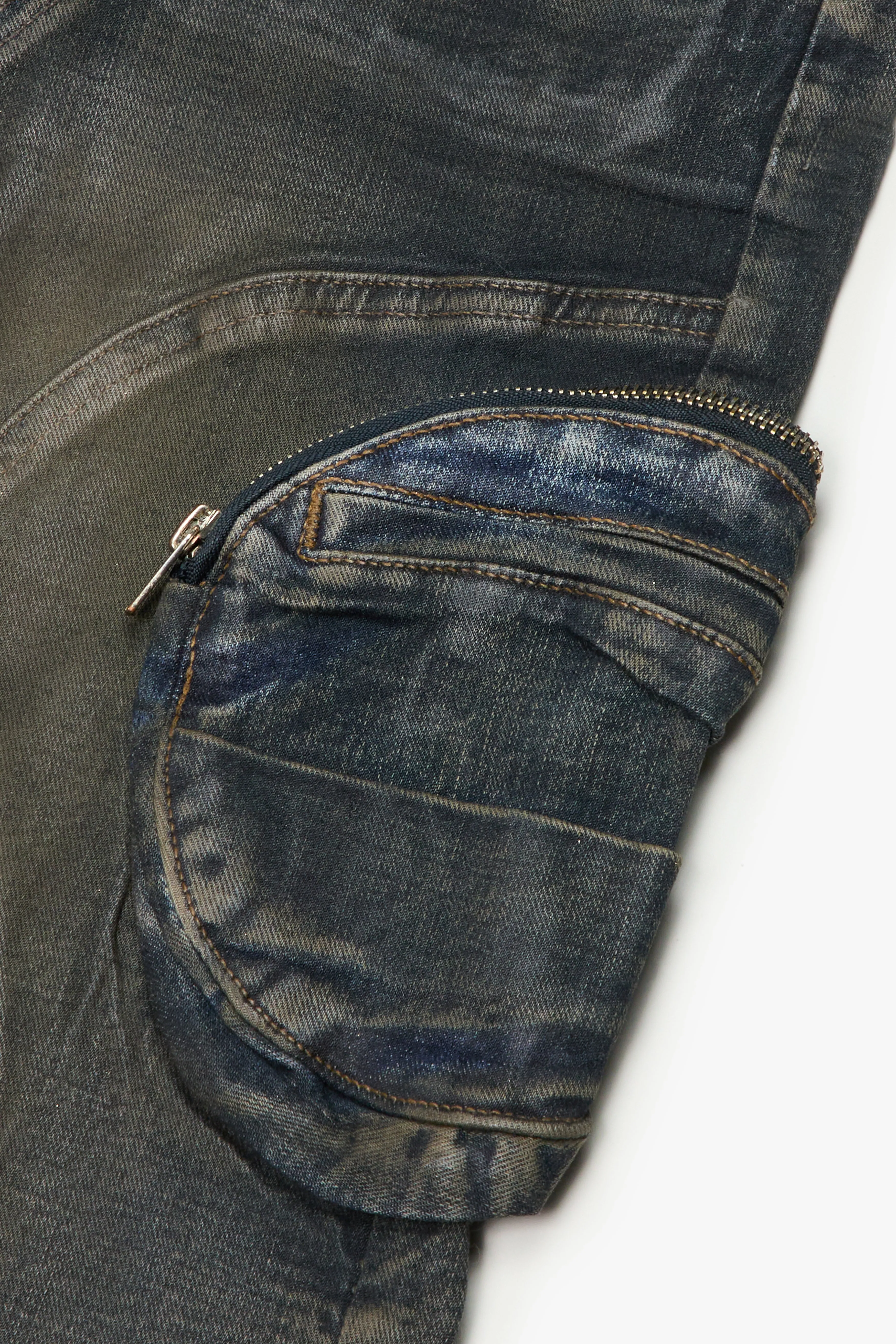 "KNEEBOARD" BAGGY JEAN DARK VINTAGE BLUE sold by valabasas product image thumbnail 3