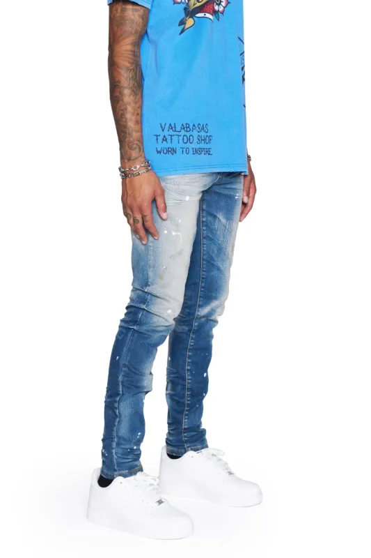 “COLUMBIA” JEANS AZZURRO sold by valabasas