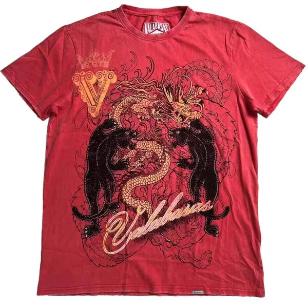 "FACE OFF" VINTAGE RED TEE sold by valabasas