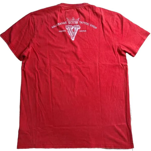"FACE OFF" VINTAGE RED TEE sold by valabasas product image thumbnail 2