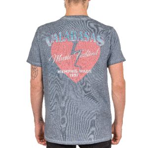VALABASAS TEE “MEMPHIS MADE” VINTAGE GREY BLUE sold by valabasas