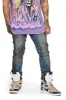 “VLOVE” DARK DIRTY WASH SKINNY JEAN sold by valabasas
