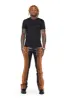 "INTERNATIONAL" BLACK/DK.KHAKI/LT.BROWN STACKED FLARE JEAN sold by valabasas
