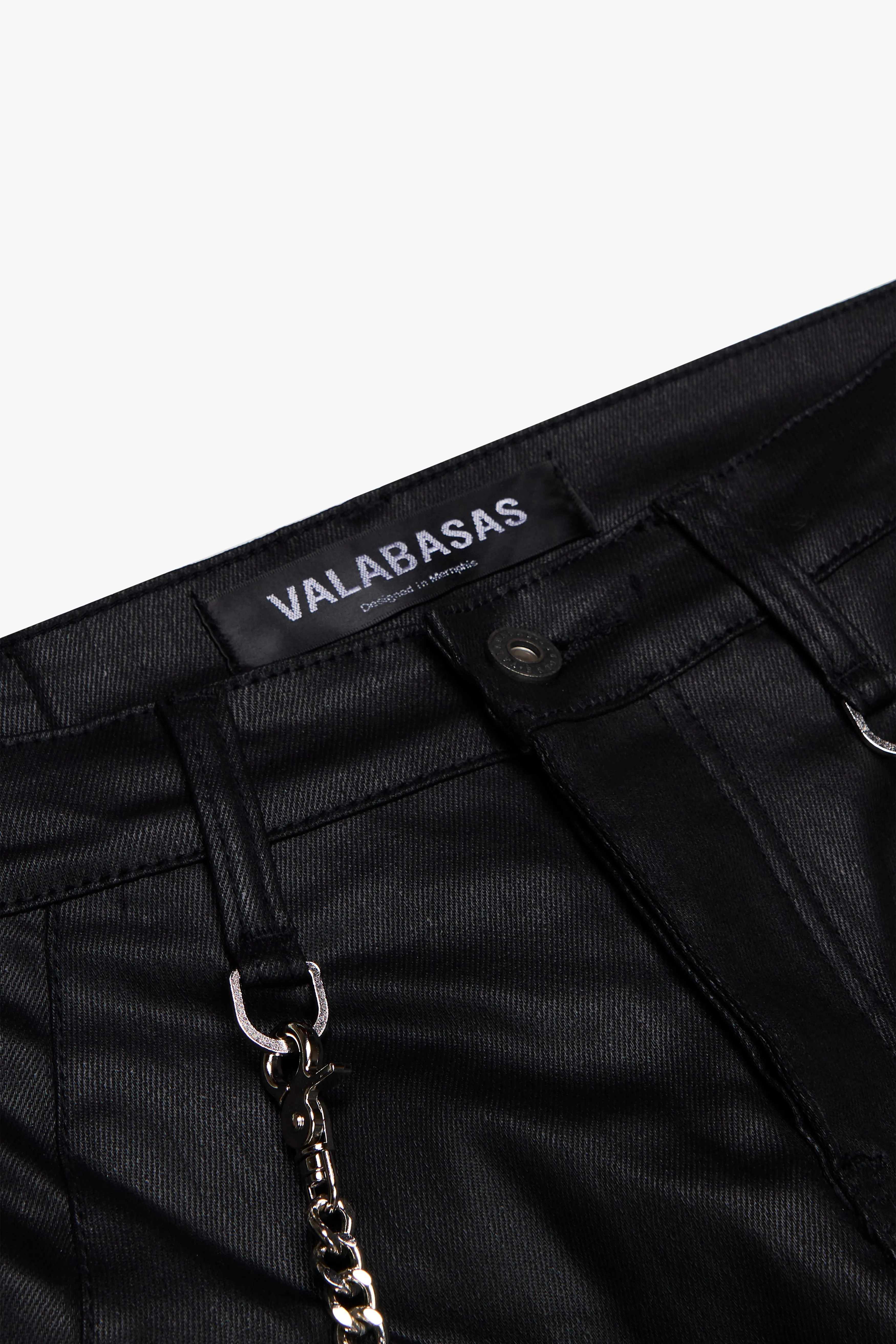 "ONYX" BLACK WAXED STACKED FLARE sold by valabasas product image thumbnail 2