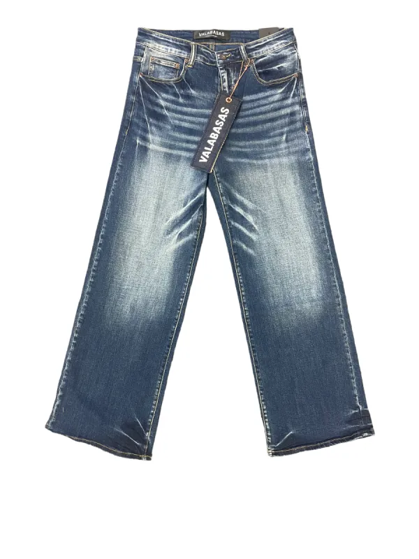 "STREAMLINE" BLUE BAGGY DENIM JEAN sold by valabasas