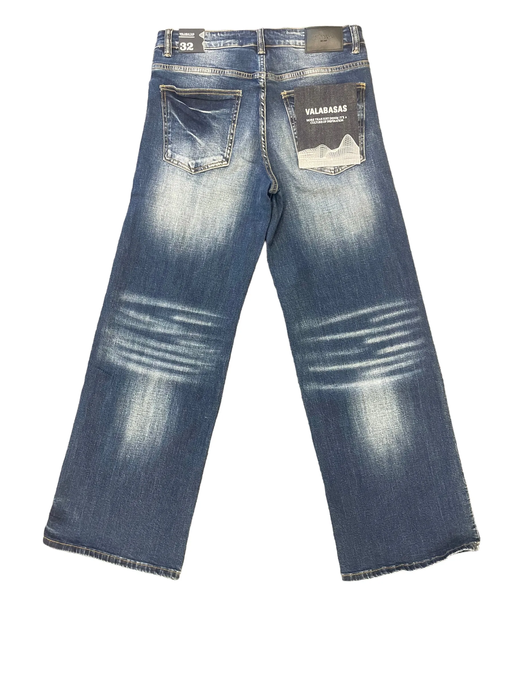 "STREAMLINE" BLUE BAGGY DENIM JEAN sold by valabasas product image thumbnail 2