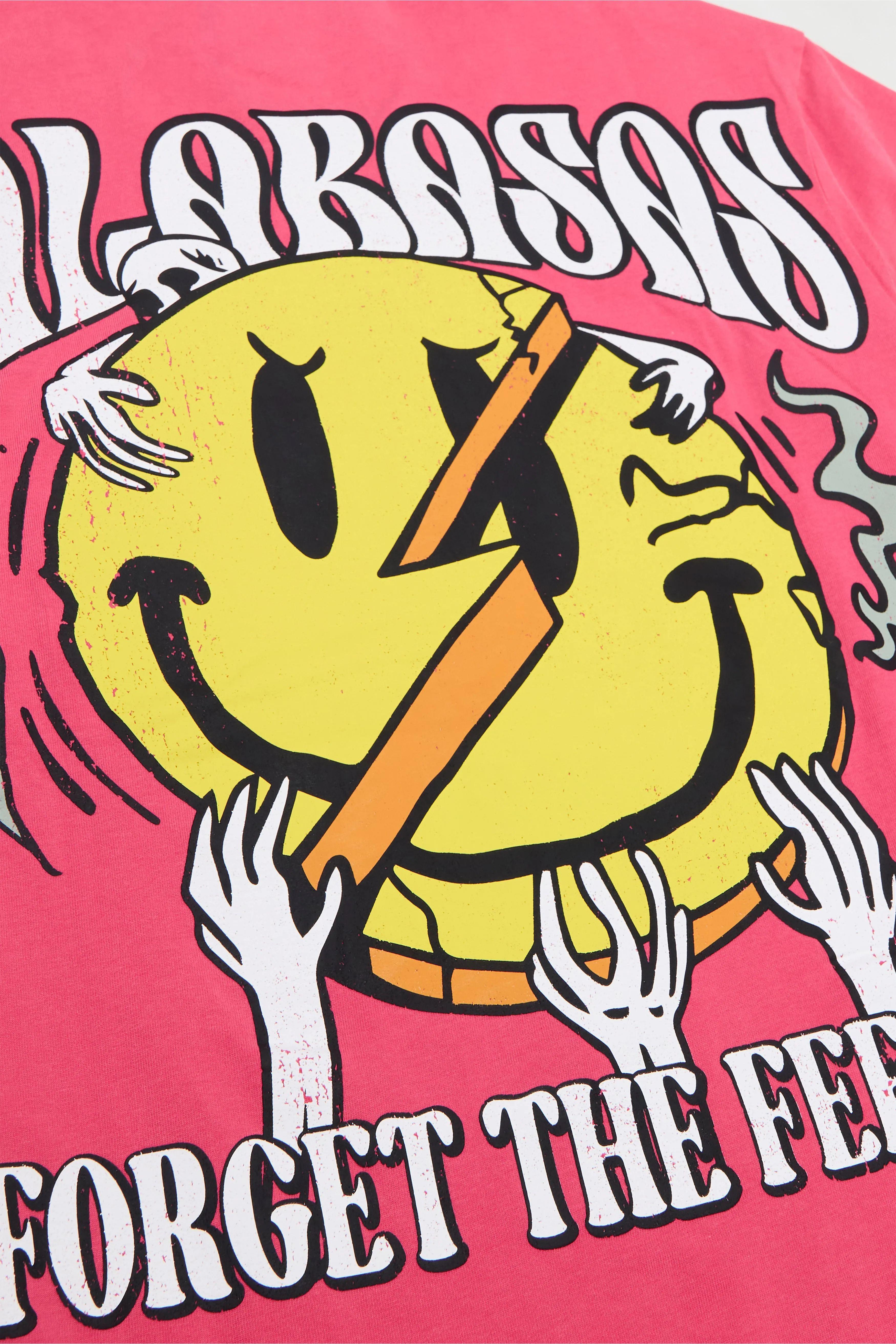 "FORGET IT" VINTAGE BEGONIA RED TEE sold by valabasas product image thumbnail 4