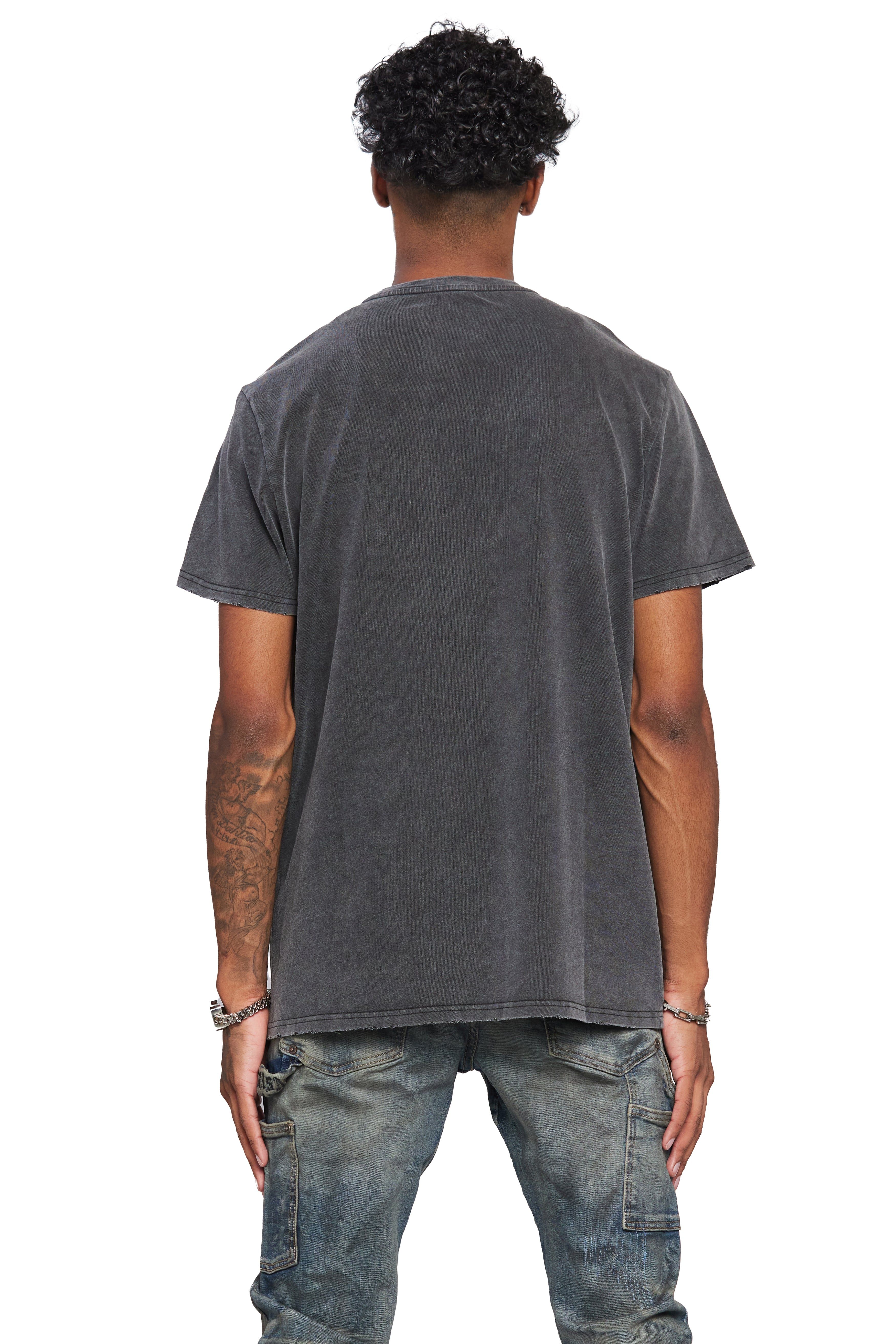 VALABASAS TEE "RECONSTRUCTED" VINTAGE BLACK sold by valabasas product image thumbnail 3