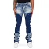 "ALPHA" BLUE BLACK STACKED FLARE sold by valabasas