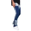 "ALPHA" BLUE BLACK STACKED FLARE sold by valabasas