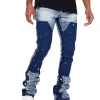 "ALPHA" BLUE BLACK STACKED FLARE sold by valabasas