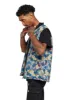 “BANKSY” BLUE FLOWER MULTI JACKET sold by valabasas