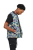 “BANKSY” BLUE FLOWER MULTI JACKET sold by valabasas