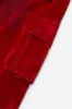 "LUXE" RED SUEDE SKINNY JEAN sold by valabasas