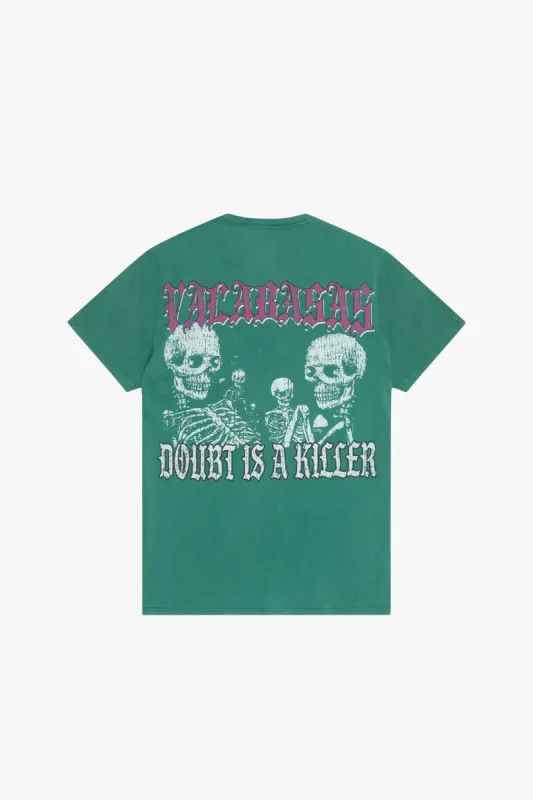 "DOUBT KILLER" VINTAGE GREEN TEE sold by valabasas