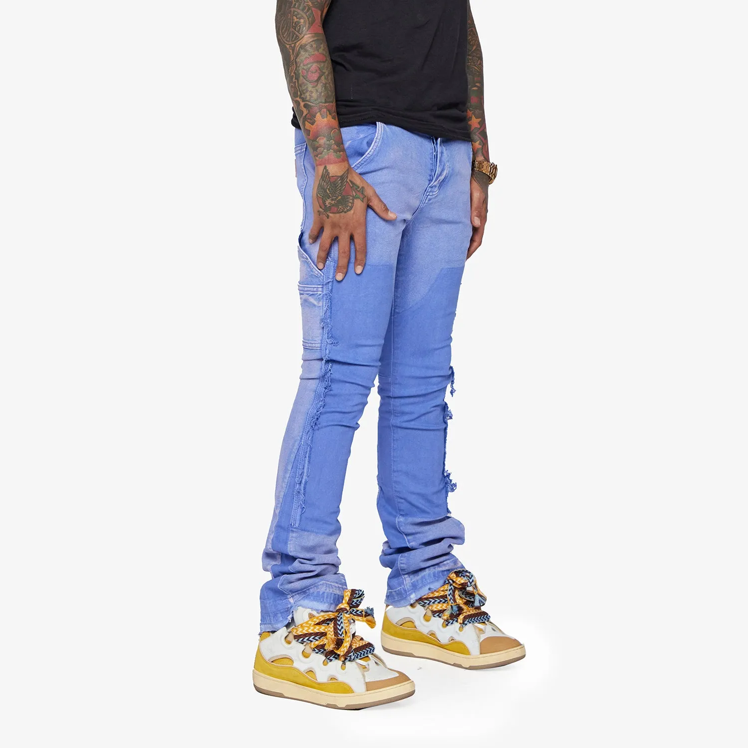 “ALPHA" STACKED FLARE PURPLE sold by valabasas product image thumbnail 5