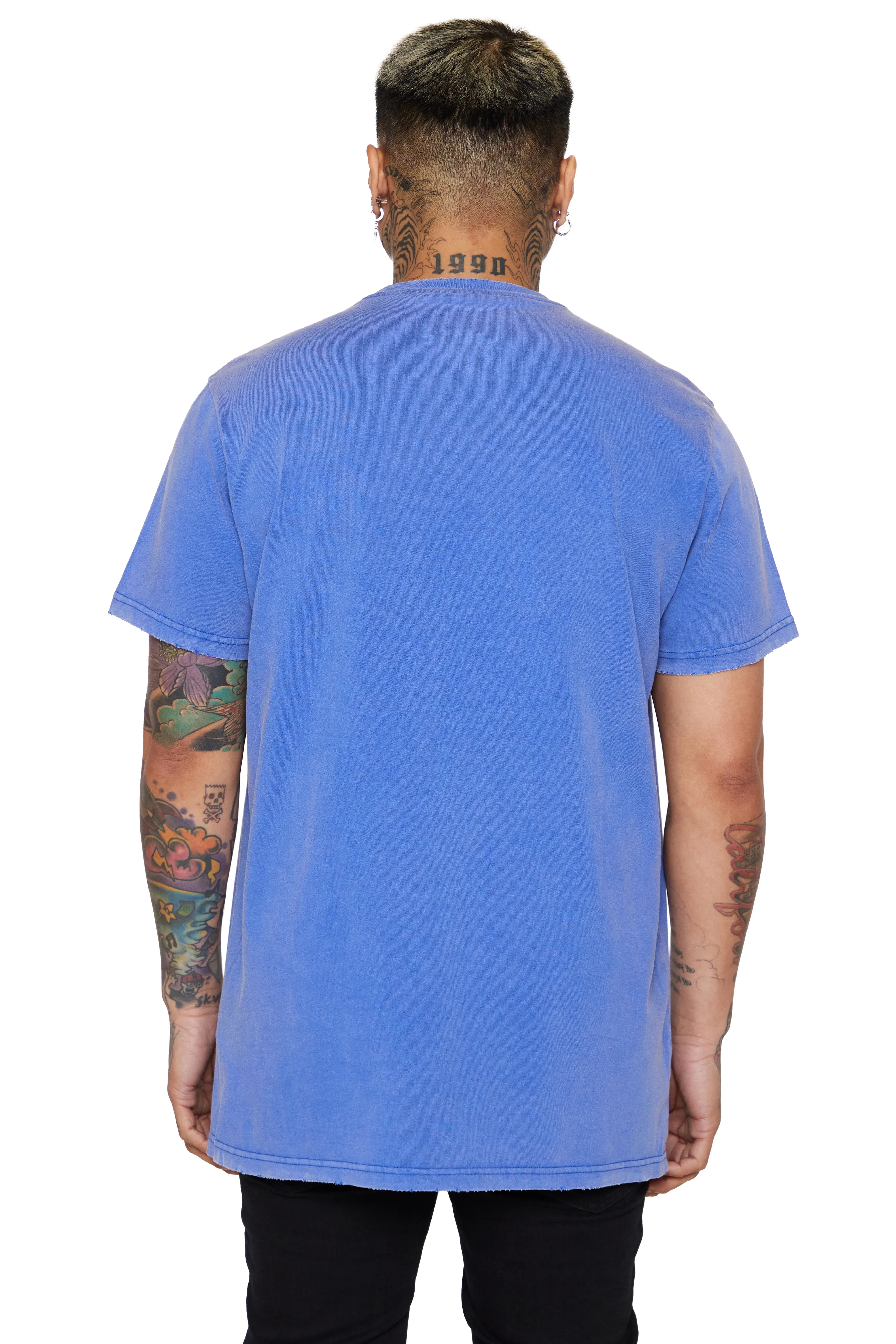 VALABASAS TEE "VALA-CORE" VINTAGE DARK BLUE sold by valabasas product image thumbnail 4
