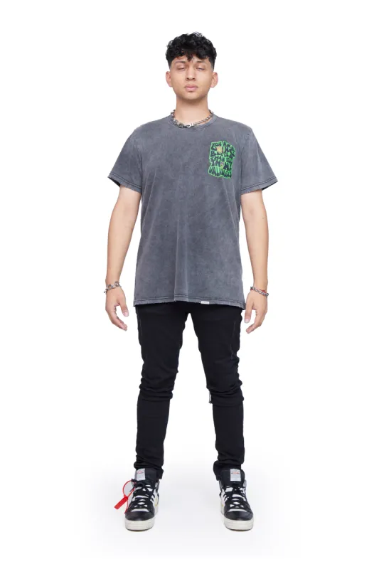 "DOING GOOD" VINTAGE BLACK TEE sold by valabasas