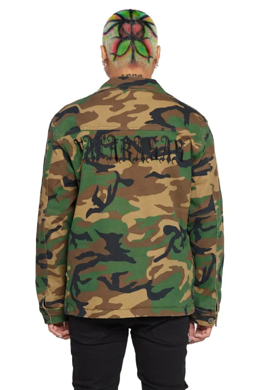 “SERGENT” FOILAGE GREEN JACKET sold by valabasas