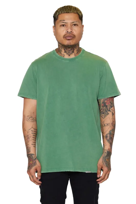 VALABASAS TEE "VALA-CORE" VINTAGE WILDERNESS GREEN sold by valabasas
