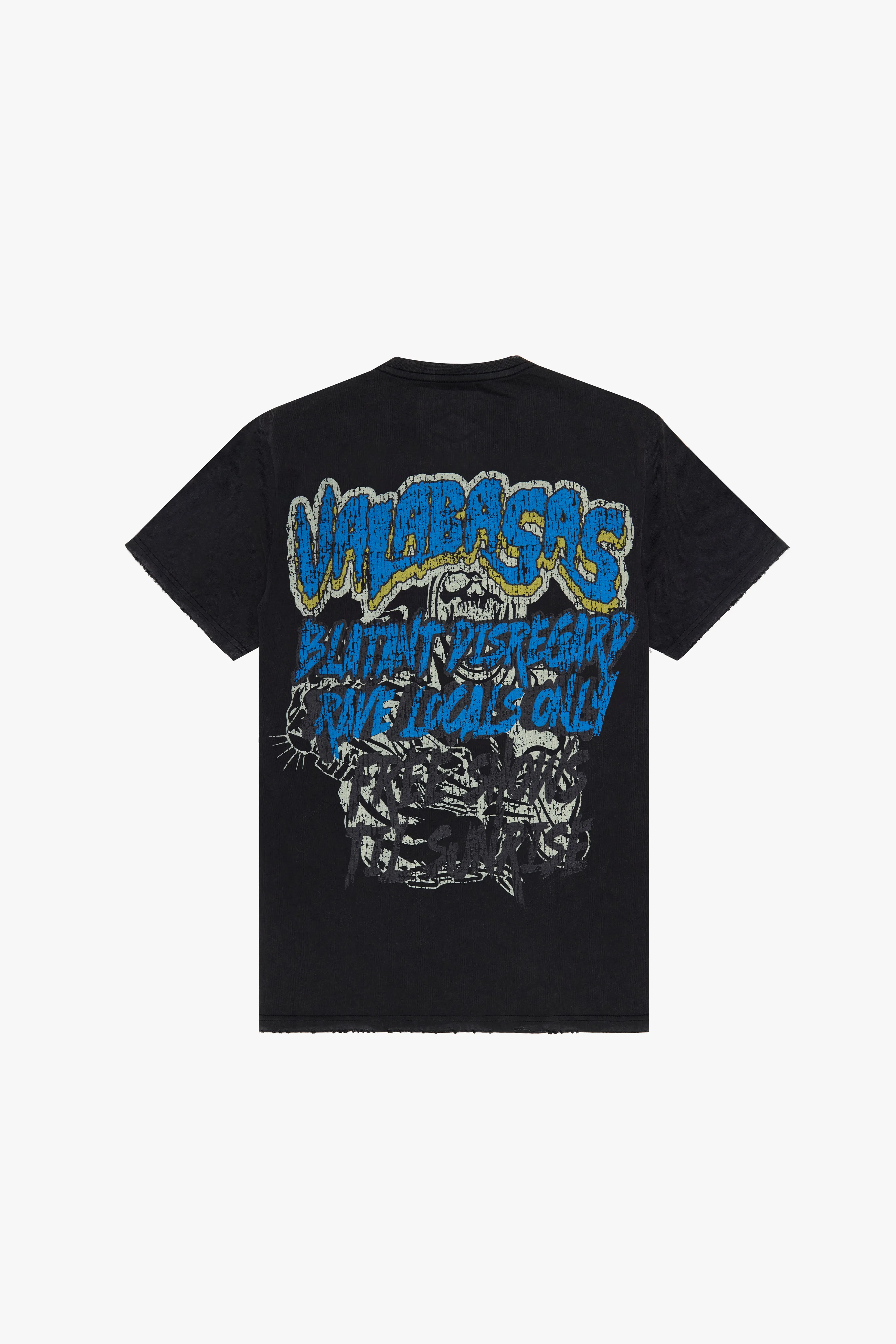 "PUNKED" VINTAGE BLACK TEE sold by valabasas product image thumbnail 3