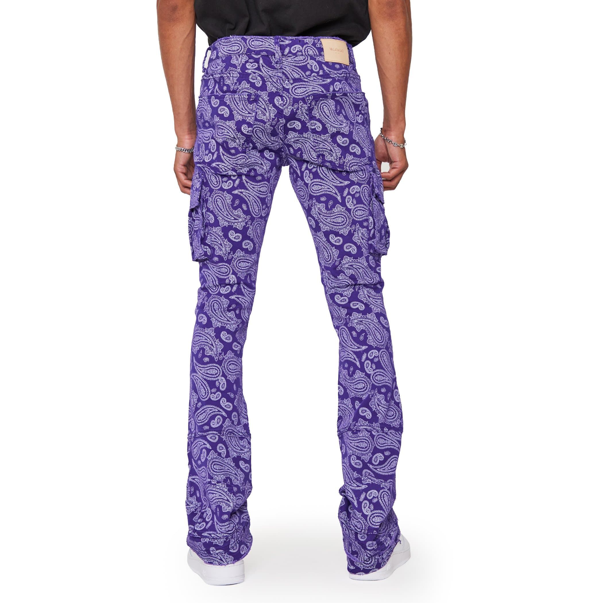 "VENDETTA" VIOLA STACKED FLARE JEAN sold by valabasas product image thumbnail 4