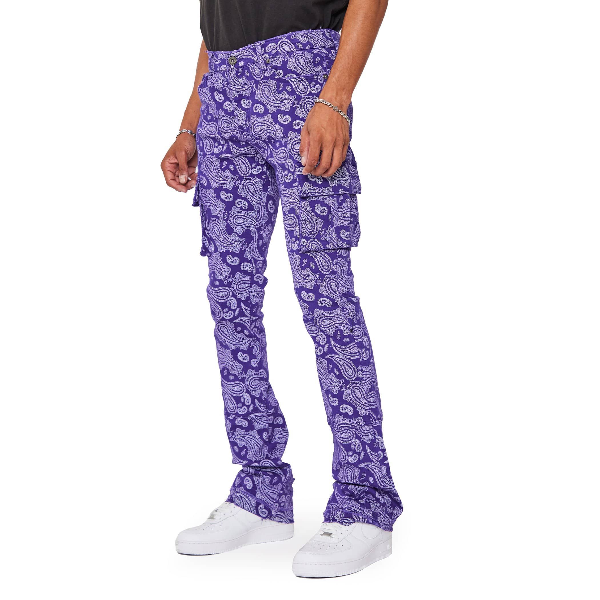 "VENDETTA" VIOLA STACKED FLARE JEAN sold by valabasas product image thumbnail 6