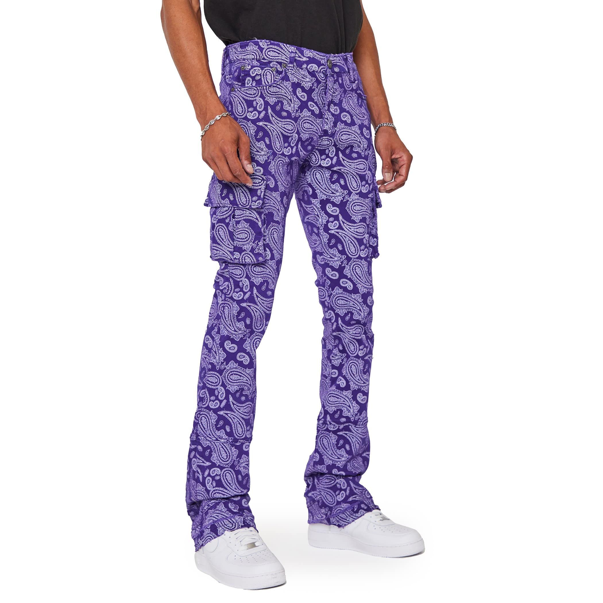 "VENDETTA" VIOLA STACKED FLARE JEAN sold by valabasas product image thumbnail 2