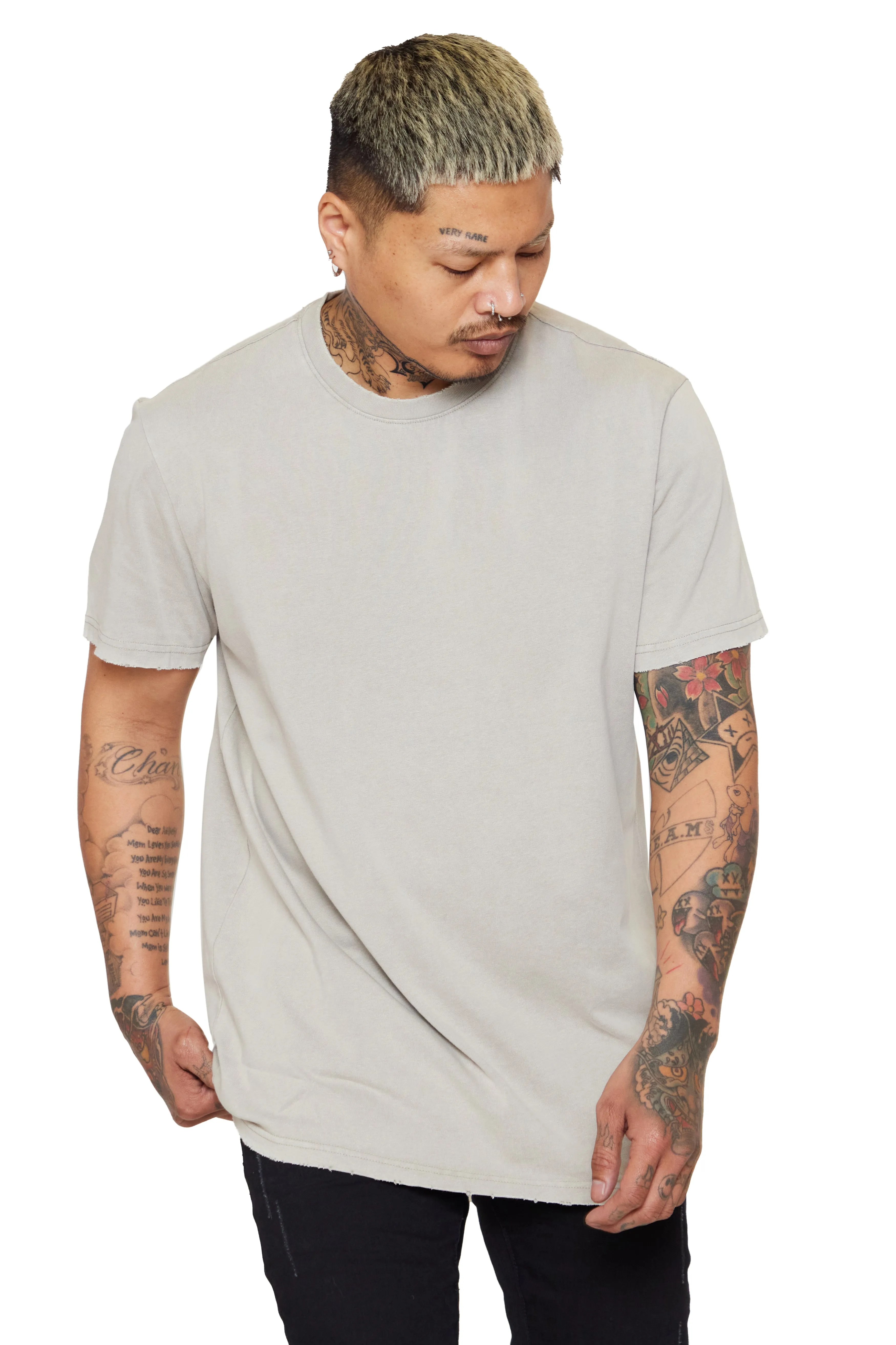 VALABASAS TEE "VALA-CORE" VINTAGE LIGHT GREY sold by valabasas product image thumbnail 2