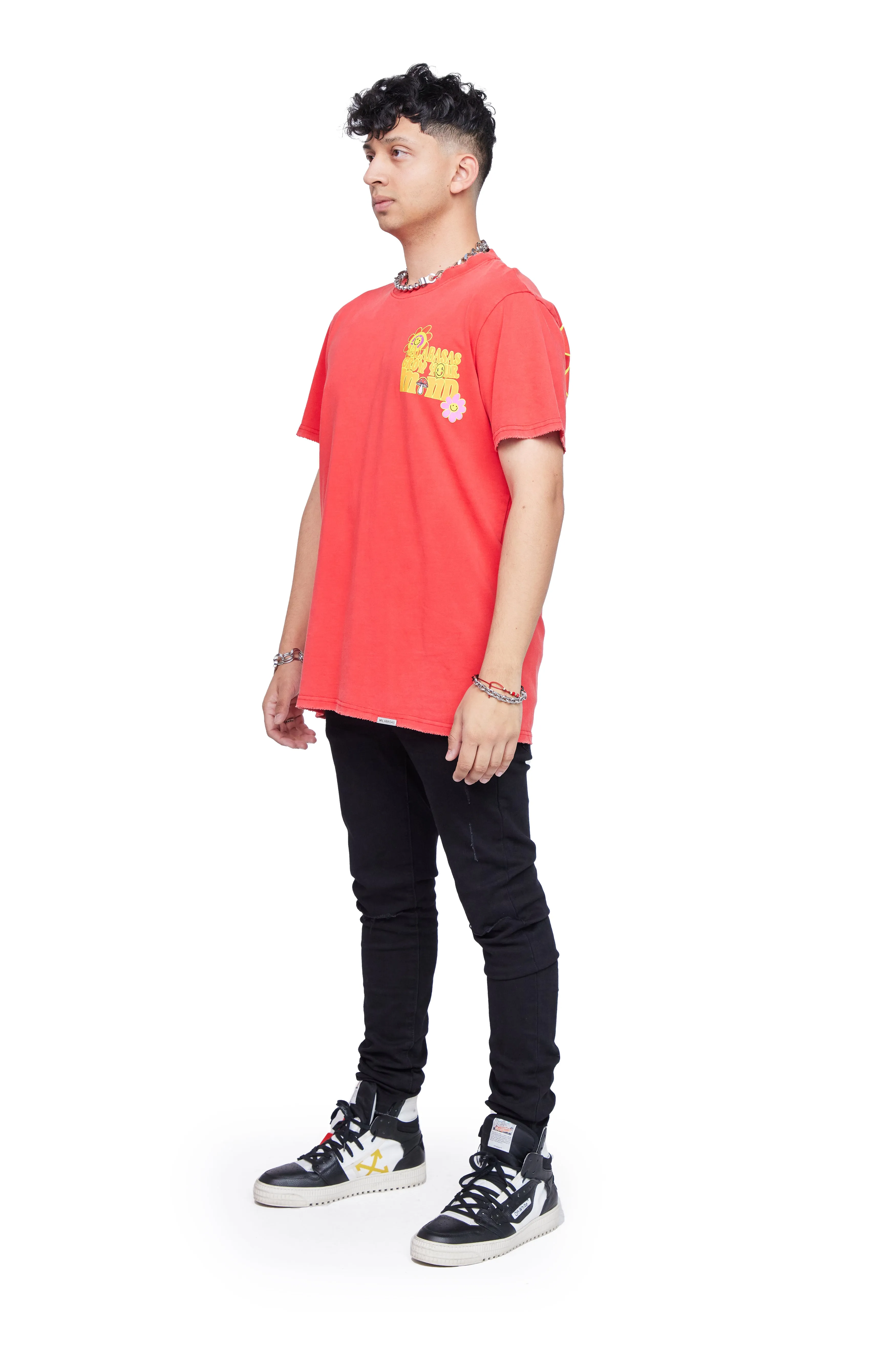 "KEEP GROWING" VINTAGE RED TEE sold by valabasas product image thumbnail 4