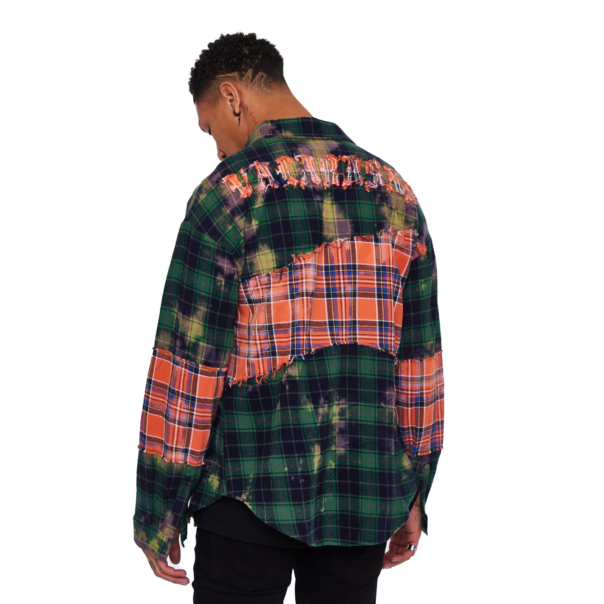 VALABASAS WOVEN “RIP & REPAIR” GREEN ORANGE sold by valabasas product image thumbnail 3