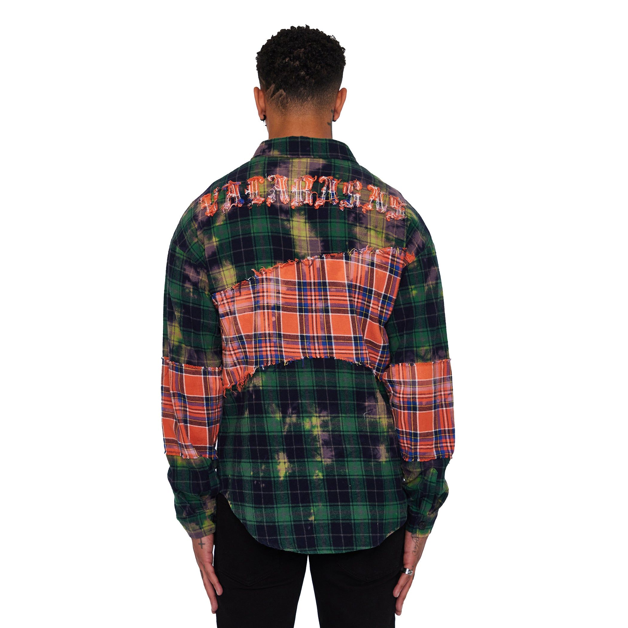 VALABASAS WOVEN “RIP & REPAIR” GREEN ORANGE sold by valabasas product image thumbnail 6