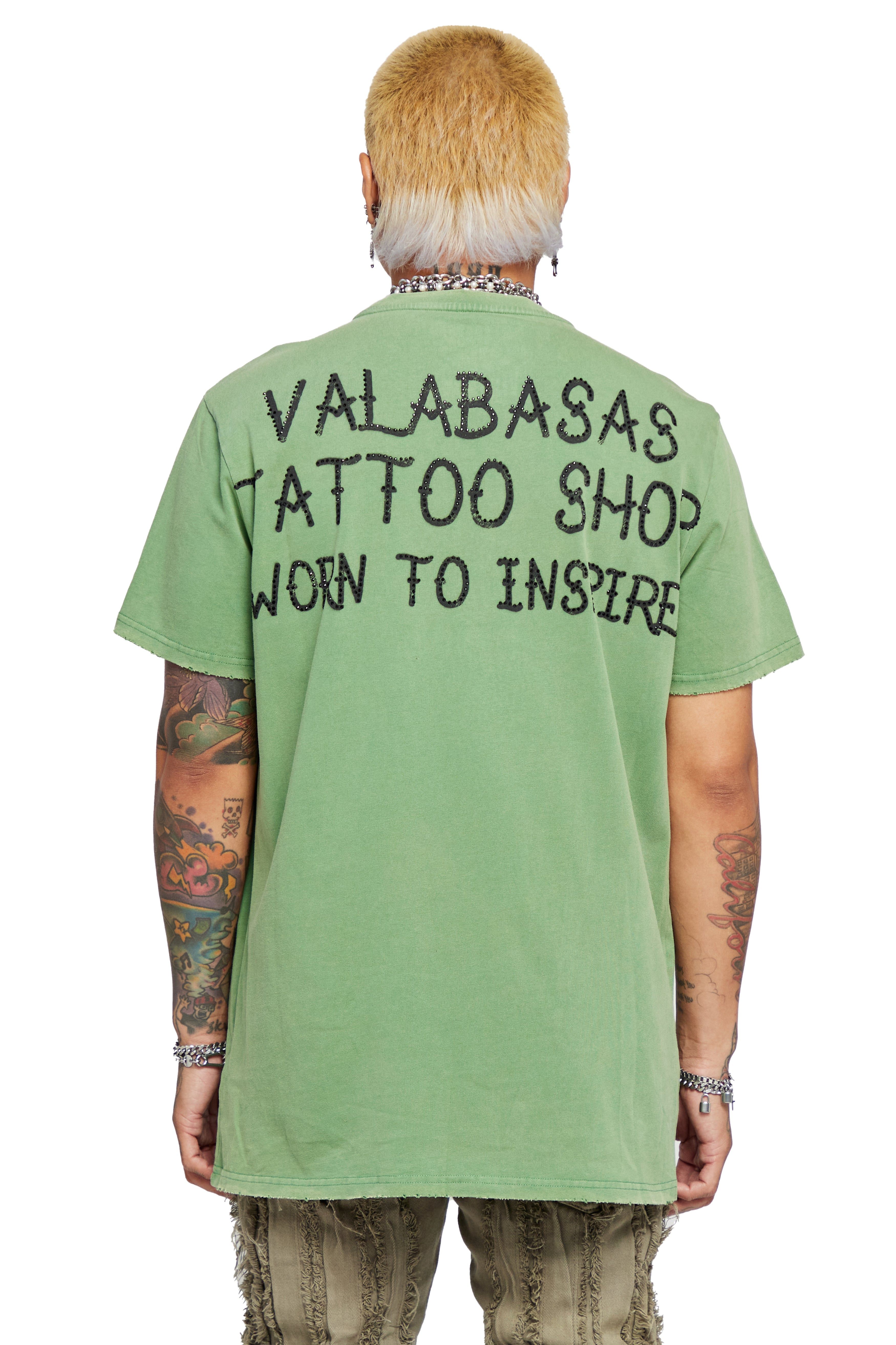 VALABASAS TEE “LEGACY TAT” VINTAGE OLIVE sold by valabasas product image thumbnail 5