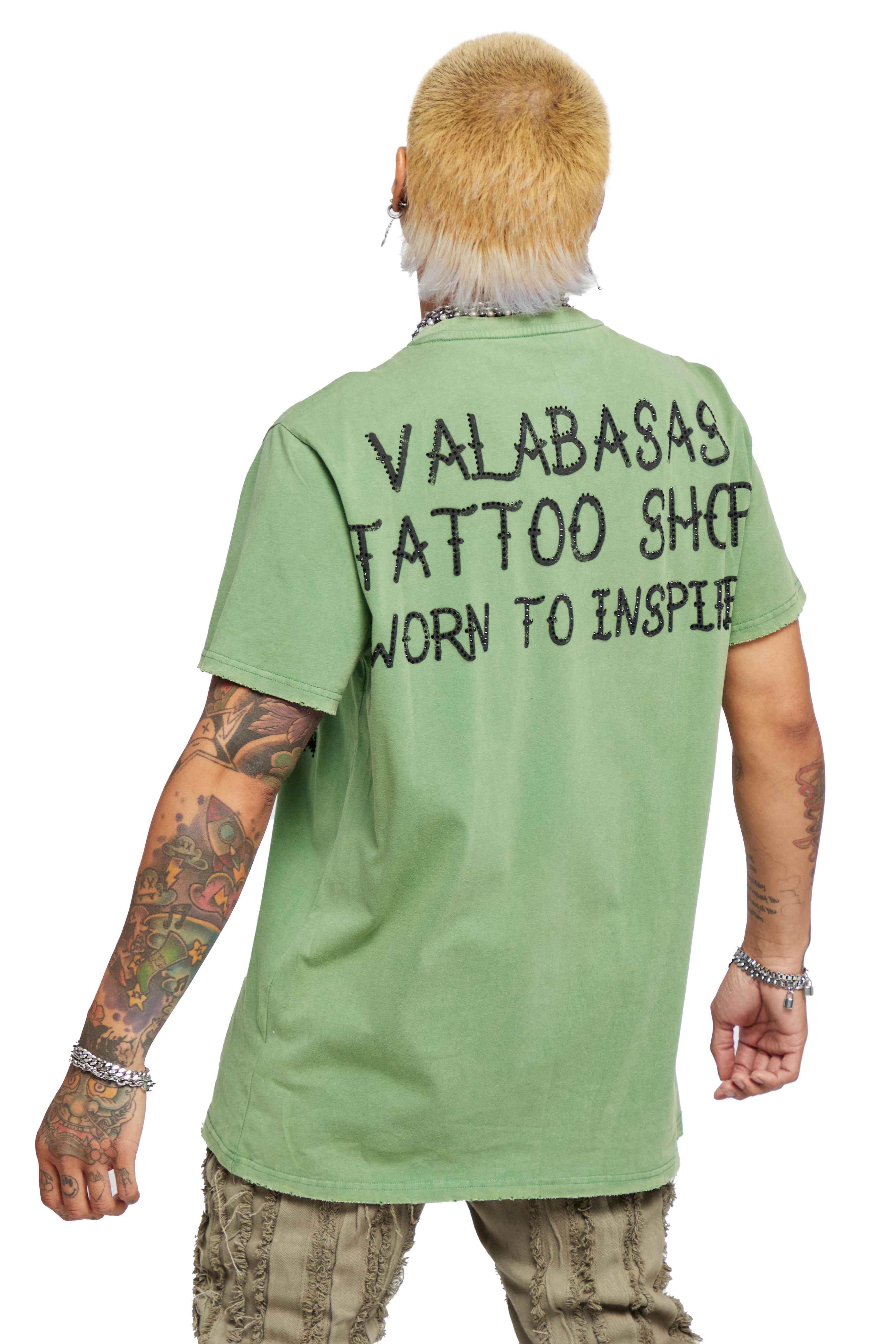 VALABASAS TEE “LEGACY TAT” VINTAGE OLIVE sold by valabasas product image thumbnail 2