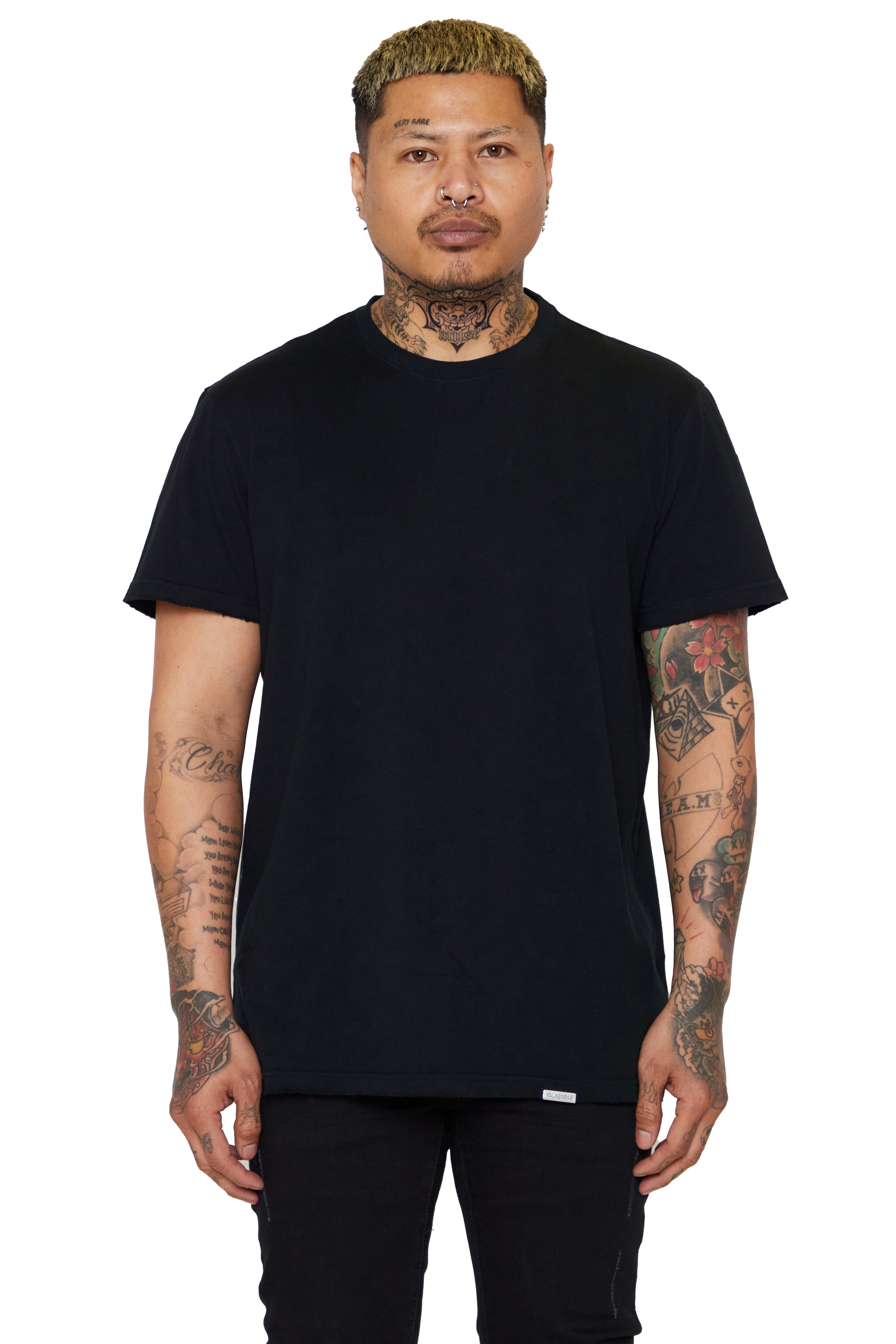 VALABASAS TEE "VALA-CORE" BLACK sold by valabasas