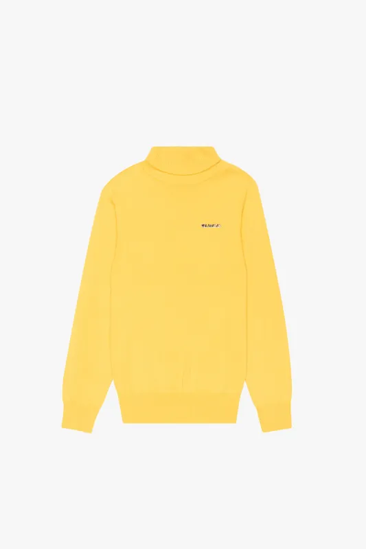 "PRESTANZA" TURTLE NECK AUTUMN LEAF YELLOW sold by valabasas