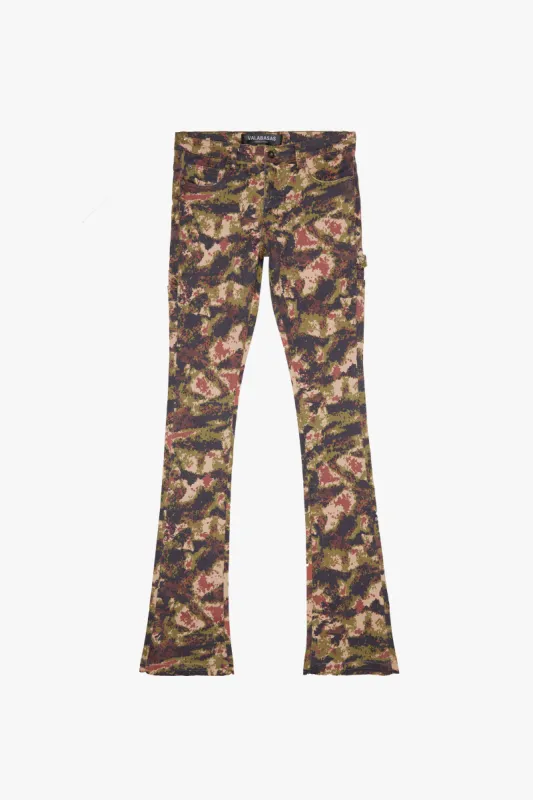 "MR. EXTENDO" SUPER STACKED FLARE CHESTNUT CAMO sold by valabasas