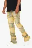 "THREADS” DIRTY VINTAGE WASH STACKED FLARE JEAN sold by valabasas