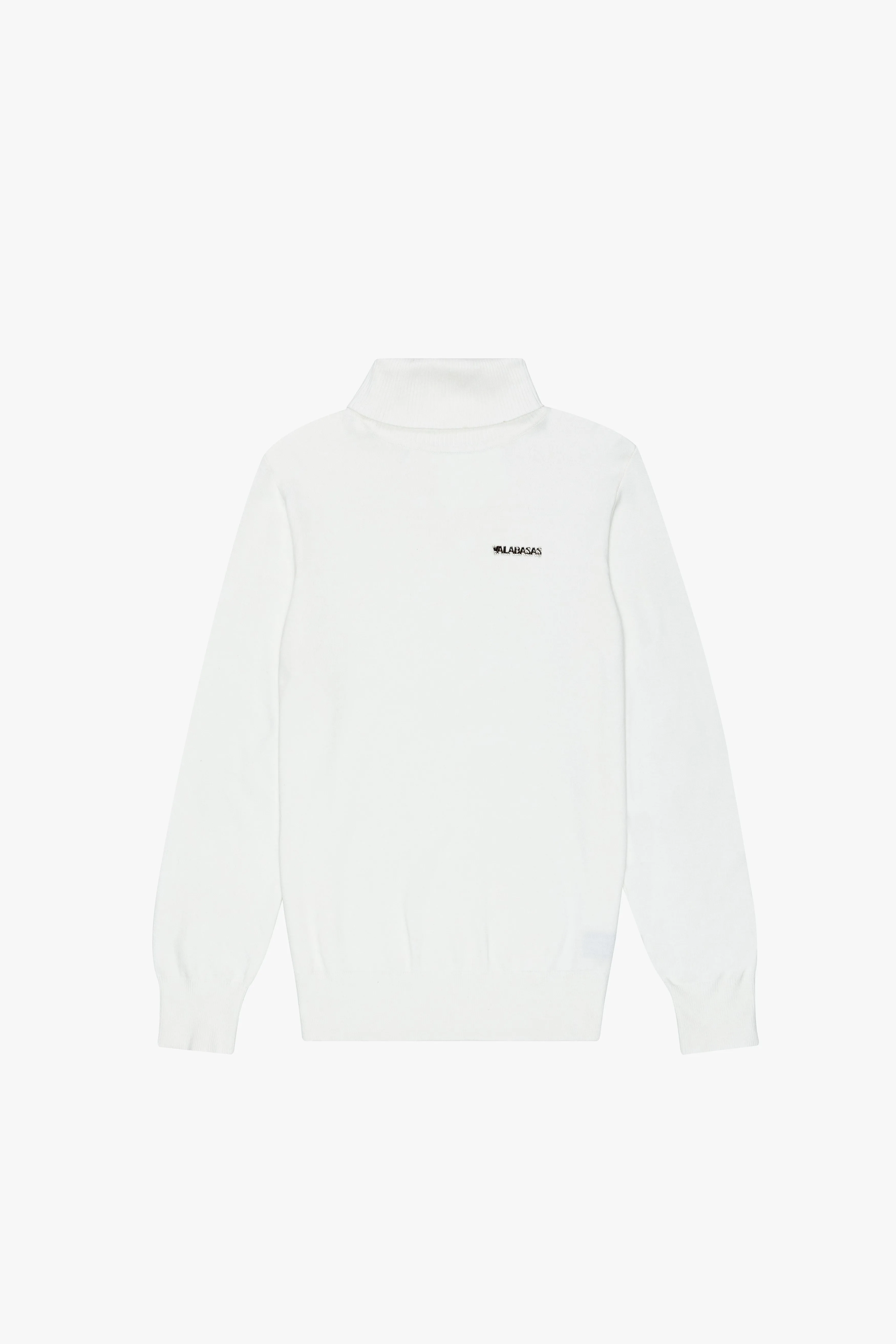 "PRESTANZA" TURTLE NECK TEE WHITE sold by valabasas