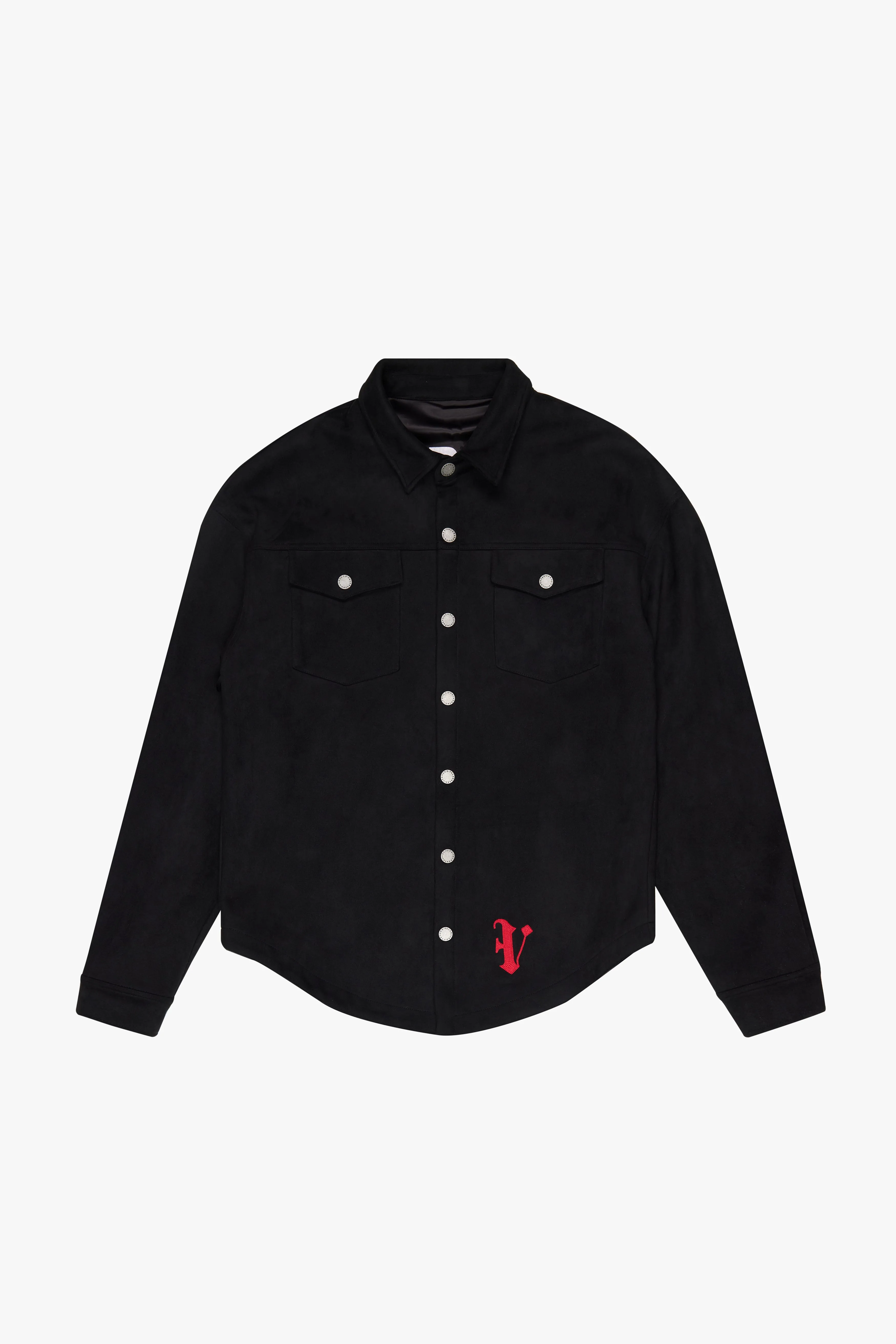 "MAVERICK" SUEDE BLACK JACKET sold by valabasas