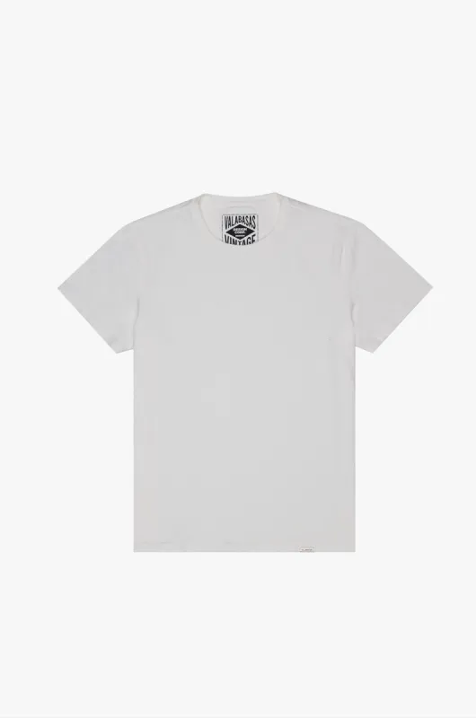 "VALA-CORE" VINTAGE WASHED WHITE made by valabasas