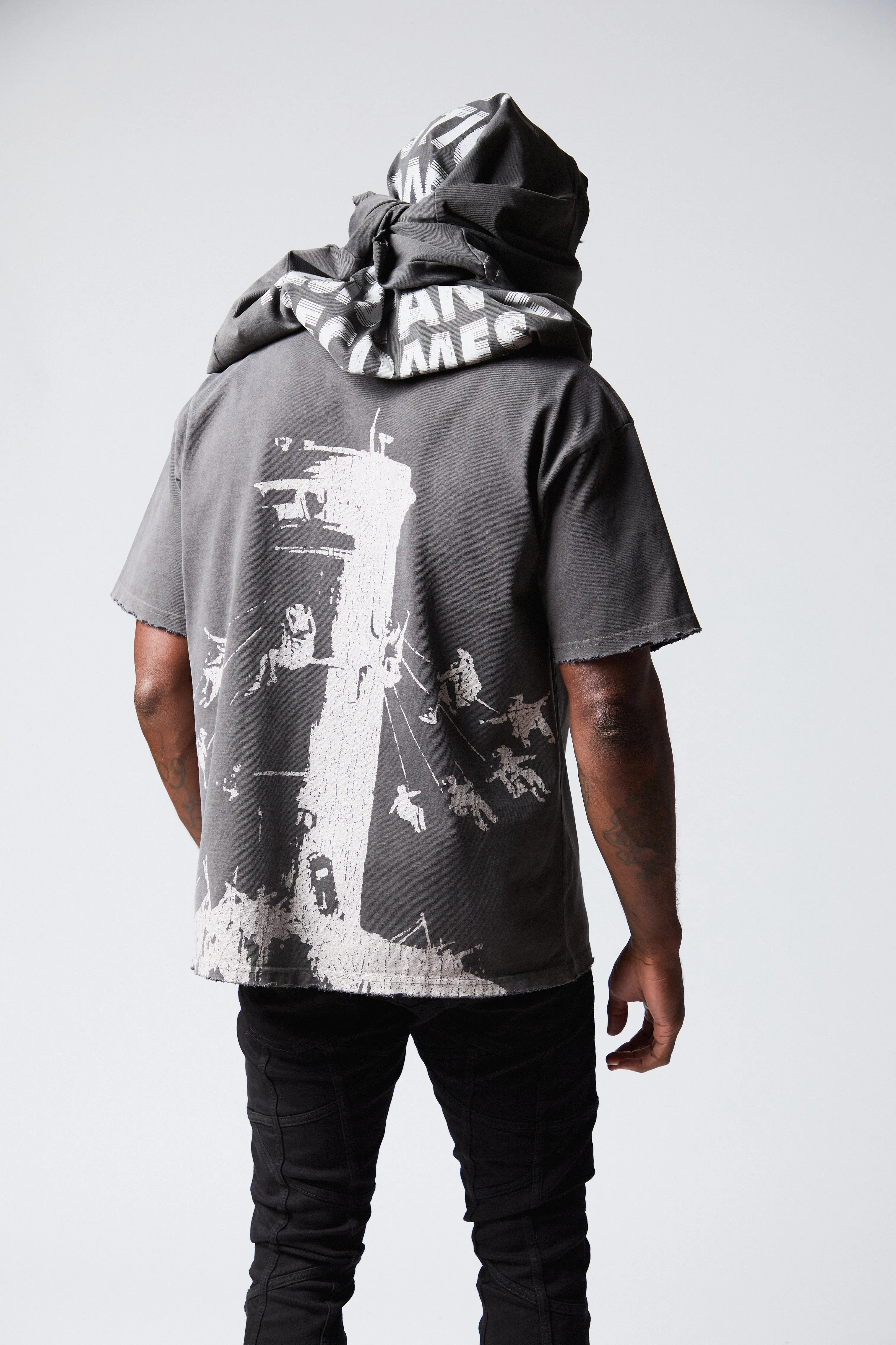 "SWINGS" VINTAGE BLACK TEE sold by valabasas