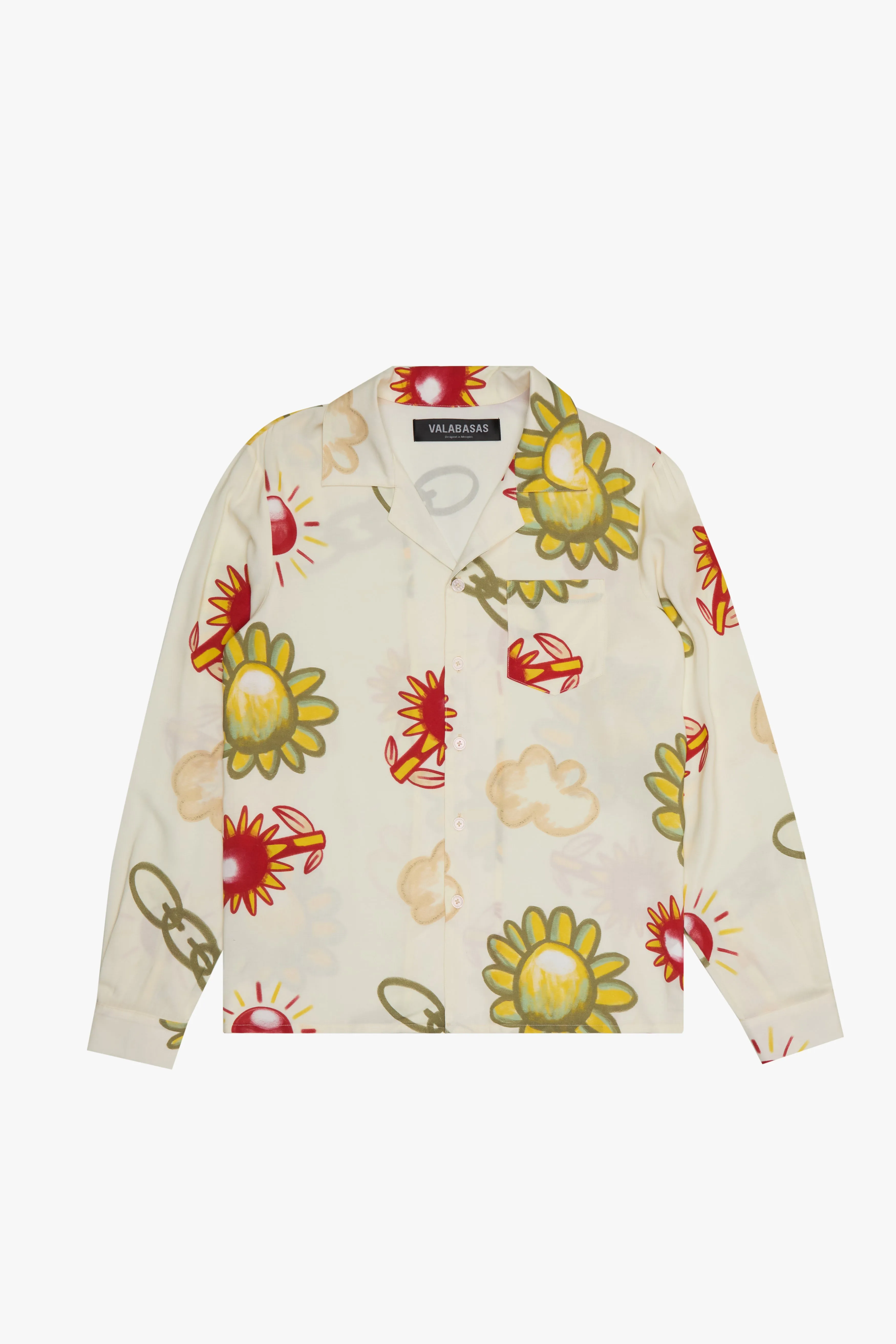 "SCRIBBLES" BUTTON UP MULTI sold by valabasas product image thumbnail 2