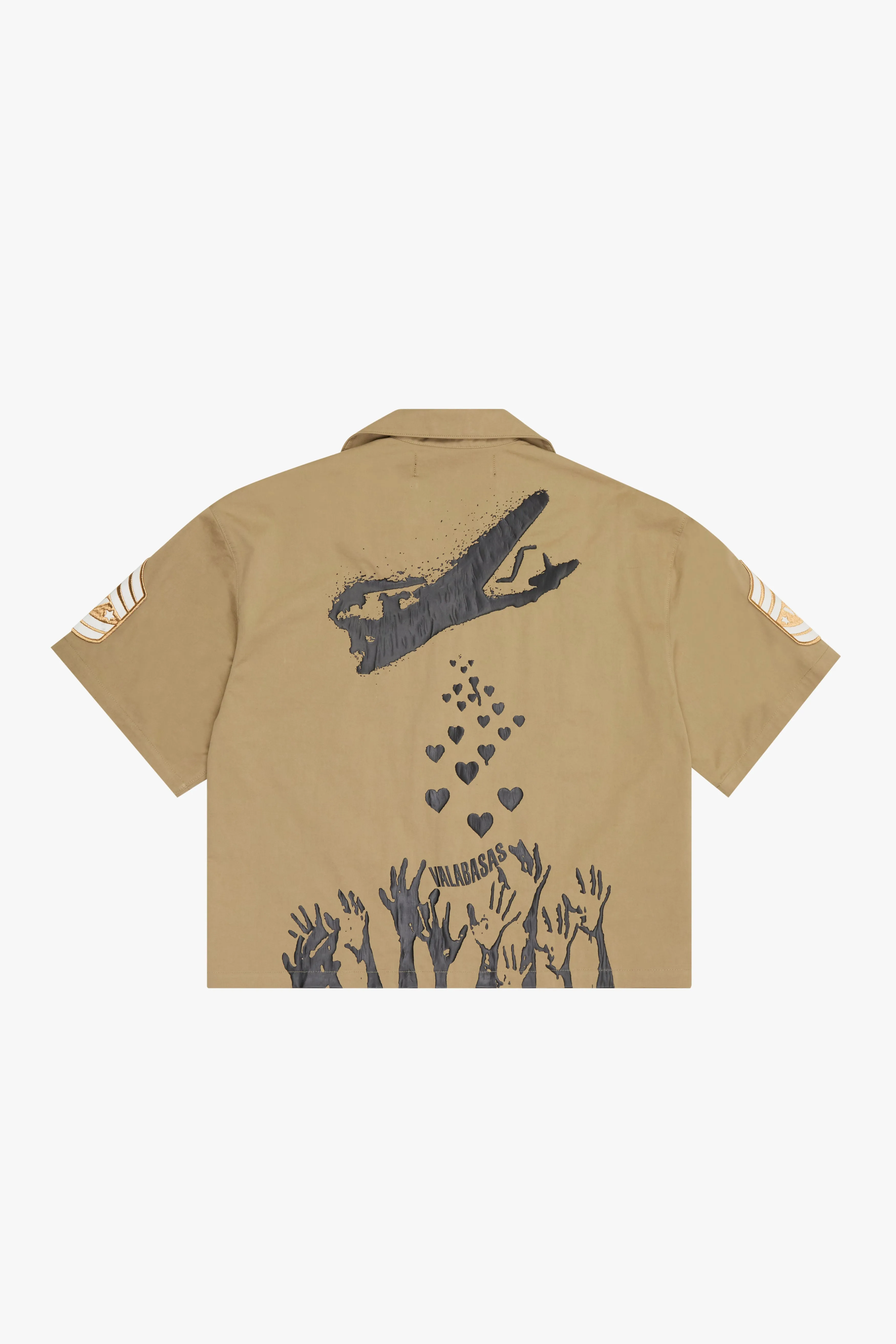 "THE REBEL" BUTTON UP KHAKI sold by valabasas product image thumbnail 3